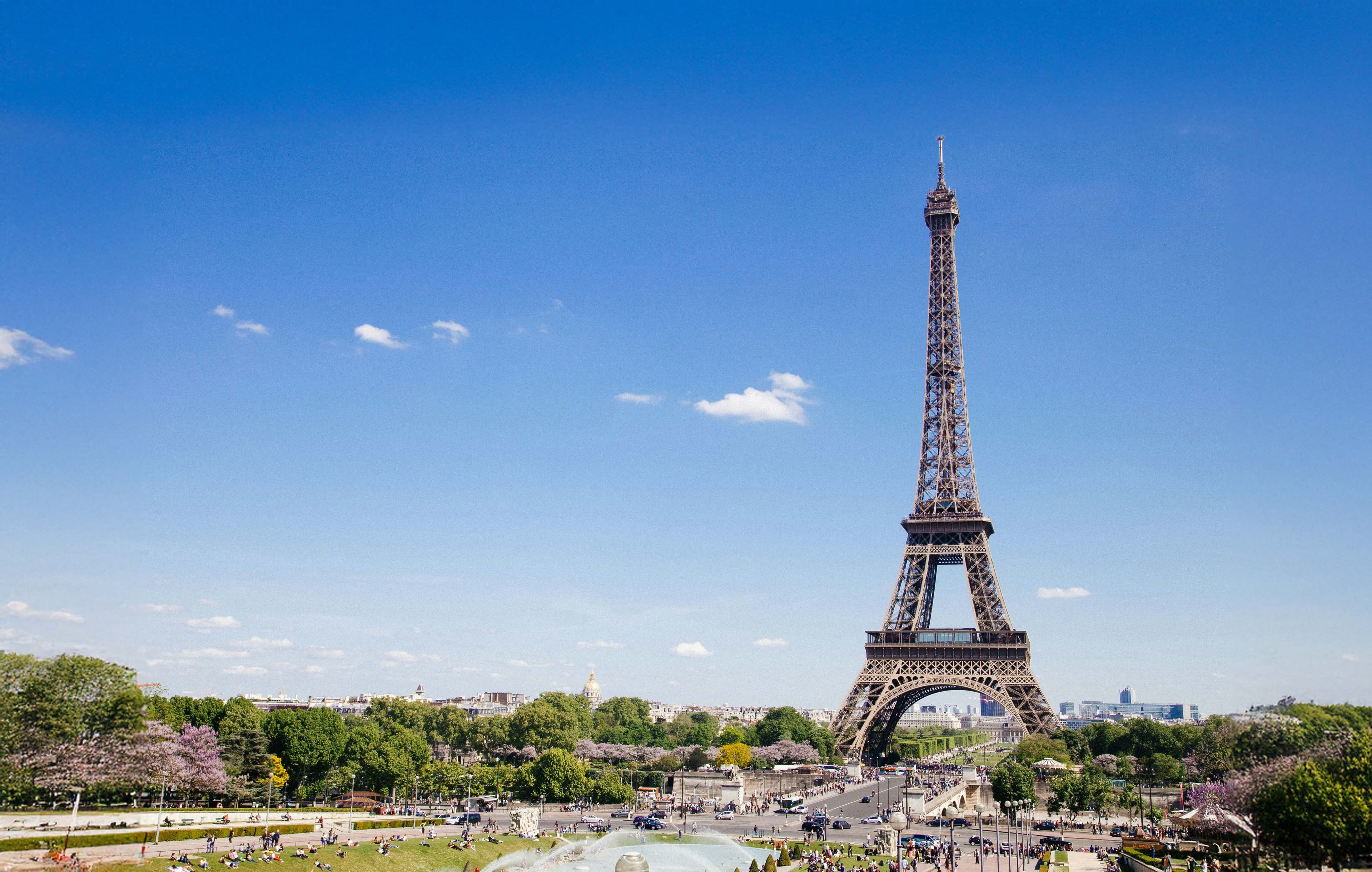 Paris skyline with the Eiffel Tower
